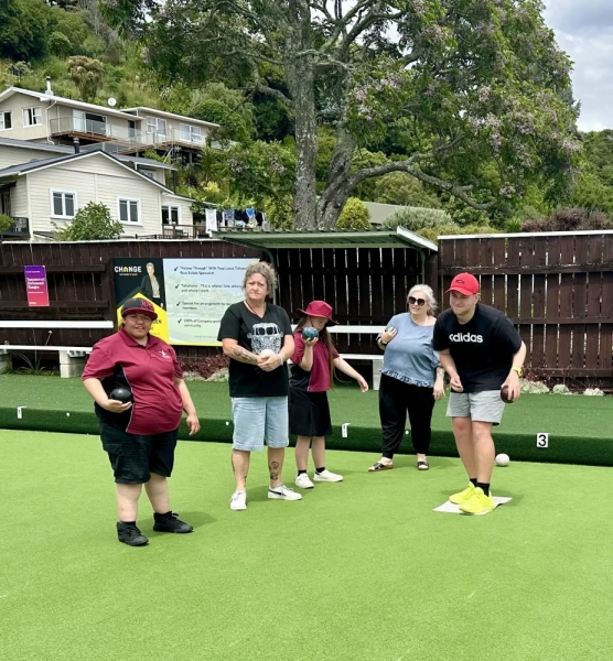 Inclusive Sports Trust- young bowlers having a go!